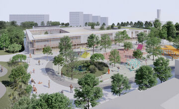 FOTO: Chátrajúce gymnázium vo Zvolene sa premení na moderné centrum s prácou pre stovku ľudí 