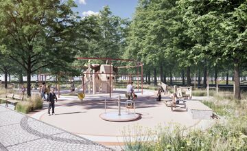 FOTO: Revitalizácia mestského parku v Banskej Bystrici