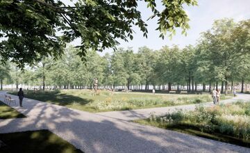 FOTO: Revitalizácia mestského parku v Banskej Bystrici