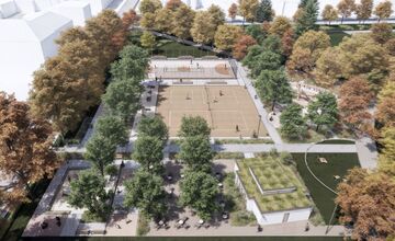 FOTO: Revitalizácia mestského parku v Banskej Bystrici