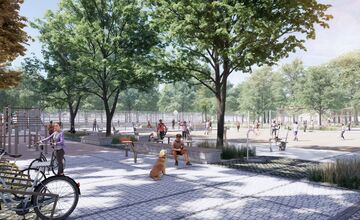 FOTO: Revitalizácia mestského parku v Banskej Bystrici