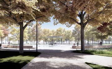 FOTO: Revitalizácia mestského parku v Banskej Bystrici