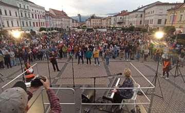FOTO: Utorokový protest v Banskej Bystrici