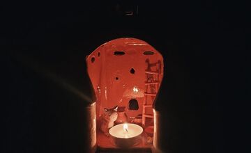 FOTO: Keramický svietnik zo Štiavnice nadchol ľudí