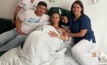 FOTO: Nemocnica v Banskej Bystrici má za sebou prvý pôrod na gauči
