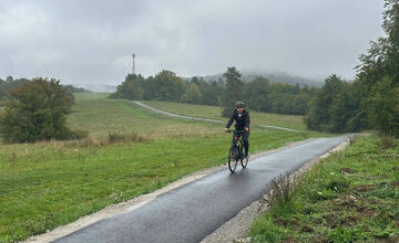 FOTO: V Banskej Bystrici vznikla nová cyklotrasa, smeruje zo Šalkovej na Poníky