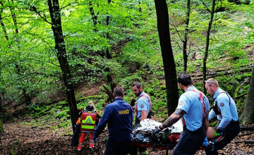 FOTO: Policajti hľadali v lesoch pri Zvolene 71-ročného muža