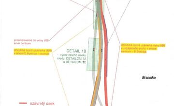 FOTO: Brezno opravuje cyklolávku, vodiči musia rátať s obchádzkami a uzáverami