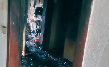 FOTO: V Banskej Bystrici v Sásovej horel v noci byt, žiaľ, vyžiadal si jednu obeť