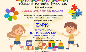 FOTO: V Žiari bude fungovať nová materská škola, jej brány sa otvoria v januári