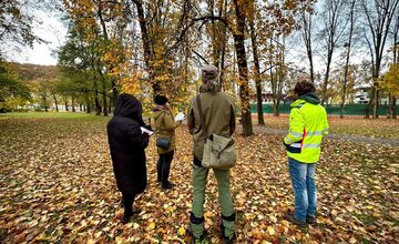 FOTO: Park na Tajovského ulici preverujú arboristi a vedci