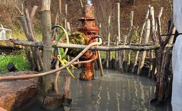 FOTO: Termálny prameň v Lukavici