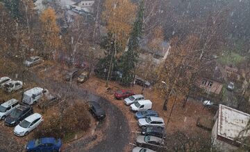 FOTO: Sneženie dorazilo do Banskobystrického kraja