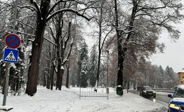 FOTO: Snehová kalamita v Banskej Bystrici