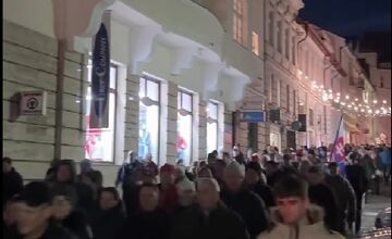 FOTO: Protestný pochod v Banskej Bystrici