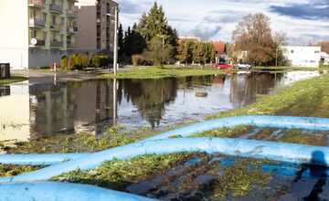 FOTO: Povodňové škody na Sliači sa naďalej rozširujú