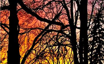 FOTO: Zvolen v ružových farbách, západ slnka nadchol obyvateľov