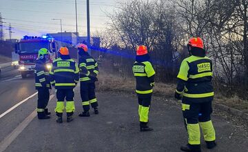 FOTO: Hasiči zasahovali pri požiari chatrče v Sásovej