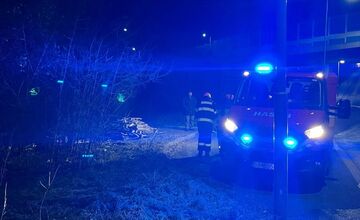 FOTO: Hasiči zasahovali pri požiari chatrče v Sásovej