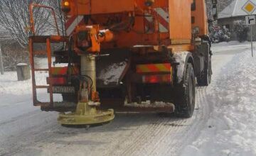 FOTO: V Lučenci napadlo veľké množstvo snehu