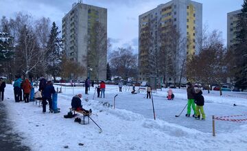 FOTO: Budovanie klziska na Podborovej