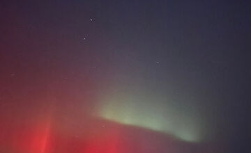 FOTO: Bystričania a Zvolenčania vytvorili krásne zábery polárnej žiari