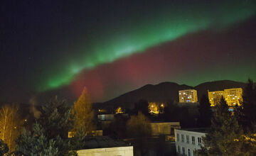 FOTO: Bystričania a Zvolenčania vytvorili krásne zábery polárnej žiari