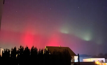 FOTO: Bystričania a Zvolenčania vytvorili krásne zábery polárnej žiari