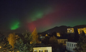 FOTO: Bystričania a Zvolenčania vytvorili krásne zábery polárnej žiari