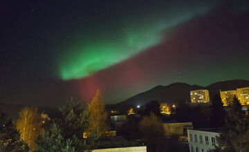FOTO: Bystričania a Zvolenčania vytvorili krásne zábery polárnej žiari