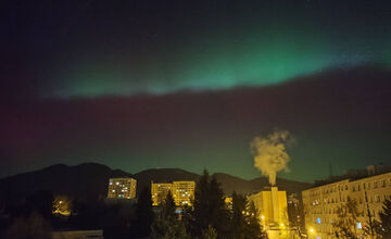 FOTO: Bystričania a Zvolenčania vytvorili krásne zábery polárnej žiari