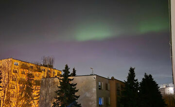 FOTO: Bystričania a Zvolenčania vytvorili krásne zábery polárnej žiari
