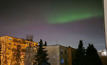 FOTO: Bystričania a Zvolenčania vytvorili krásne zábery polárnej žiari
