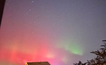 FOTO: Bystričania a Zvolenčania vytvorili krásne zábery polárnej žiari