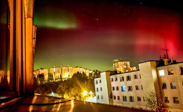 FOTO: Bystričania a Zvolenčania vytvorili krásne zábery polárnej žiari