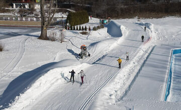 FOTO: Areál zimných športov na plážovom kúpalisku sa teší veľkej obľube