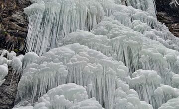 FOTO: Vodopád Bystrô v zime berie dych