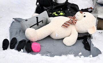 FOTO: Tajch Klinger zaplnili otužilci