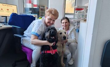 FOTO: Canisterapia vo zvolenskej nemocnici