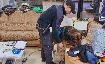 FOTO: Protidrogová akcia v Lučenci