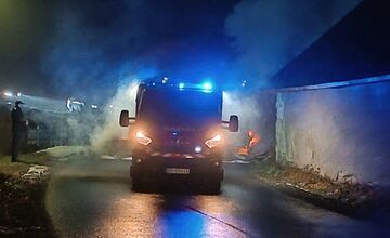 FOTO: V Čeríne zasahovali dobrovoľní aj profesionálni hasiči