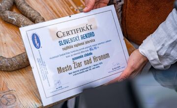 FOTO: Takto vyzeral Svätokrížsky hurkársky jarmok v Žiari nad Hronom