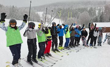 FOTO: Lyžiarsky sen školákov vo Zvolene sa stal realitou