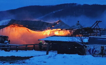 FOTO: V okrese Zvolen zhorel senník a v ňom kone, finančné škody sú vysoké