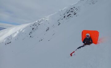 FOTO: Zranená lyžiarka pod Chopkom