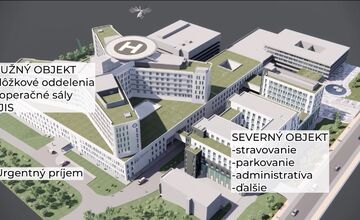 FOTO: Výstavba novej nemocnice pokračuje