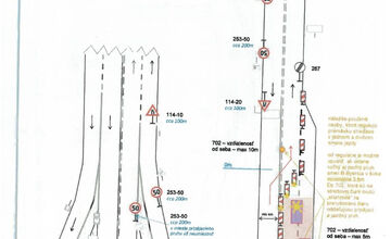 FOTO: Brezno upozorňuje na uzáveru frekventovanej cesty smerom na Bystricu
