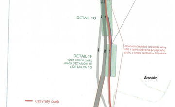 FOTO: Brezno upozorňuje na uzáveru frekventovanej cesty smerom na Bystricu