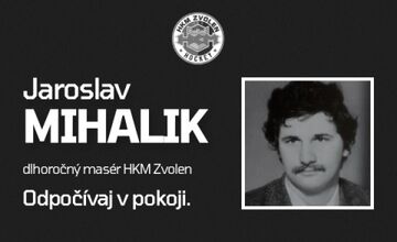 FOTO: Klub oznámil úmrtie Jaroslava Mihálika