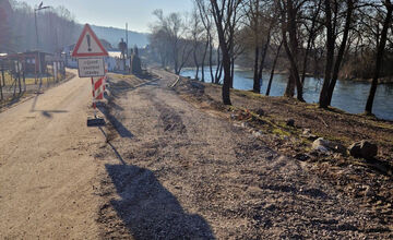 FOTO: Vo Vlkanovej vzniká cyklotrasa, pozrite si aktuálne zábery